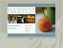 Tablet Screenshot of harvest-restaurant.com